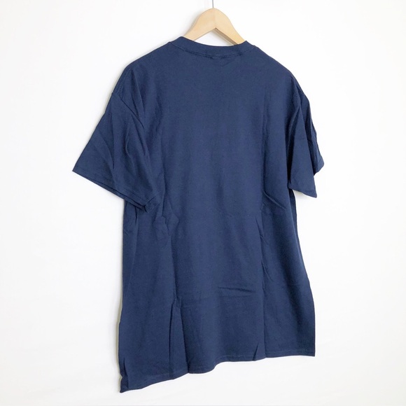 No bad vibes navy blue graphic print T-shirt - Picture 5 of 8